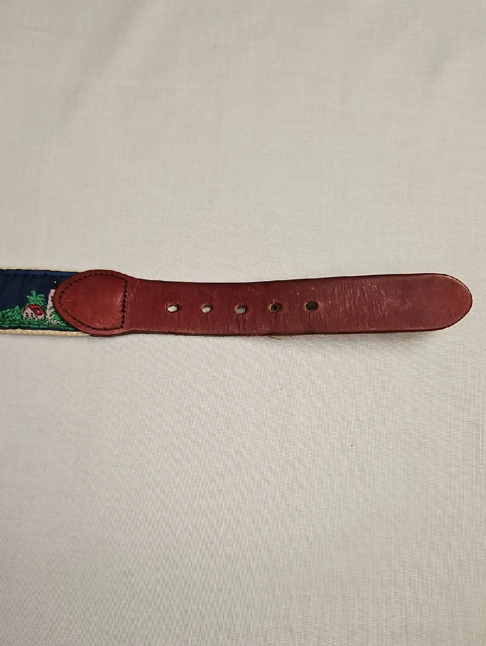 Leatherman Mens Navy  Lighthouse Belt, Size 38